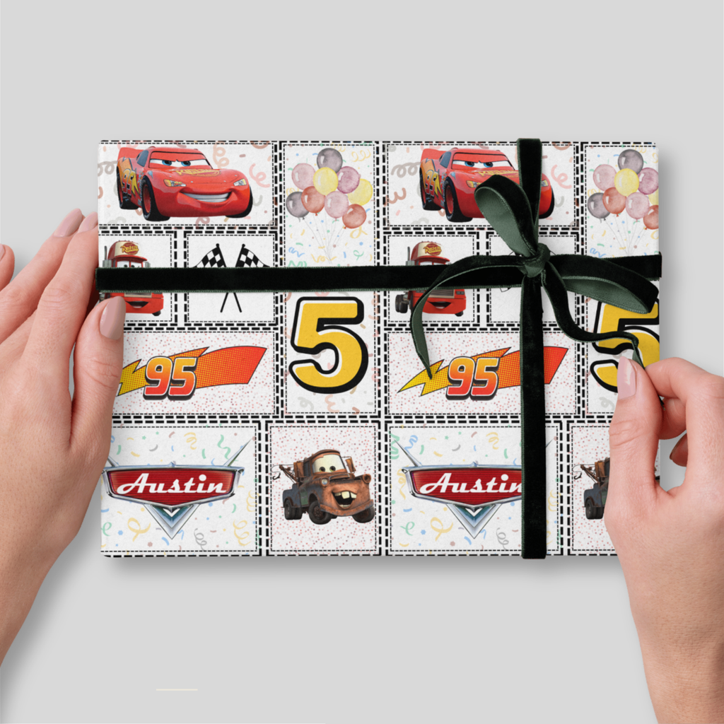 Cars Birthday Wrapping Paper