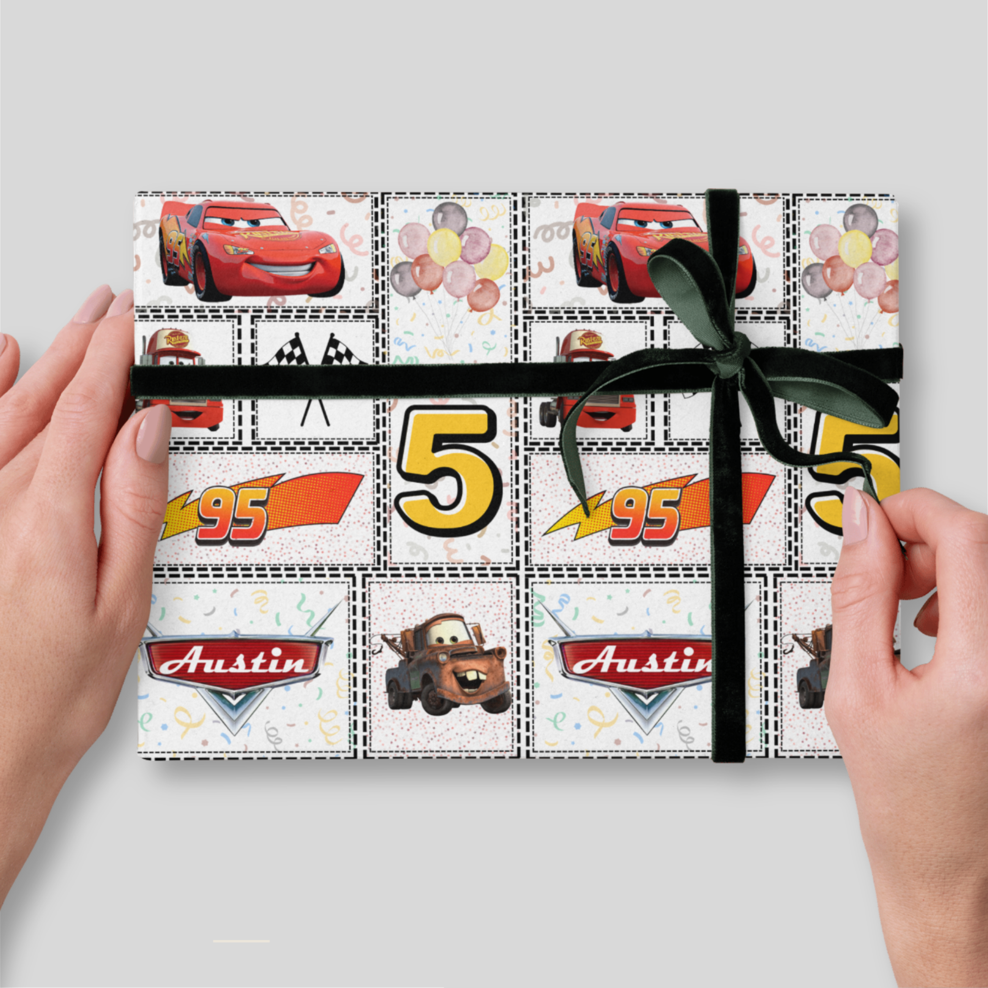 Cars Birthday Wrapping Paper
