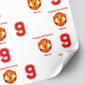 Manchester United Birthday Wrapping Paper