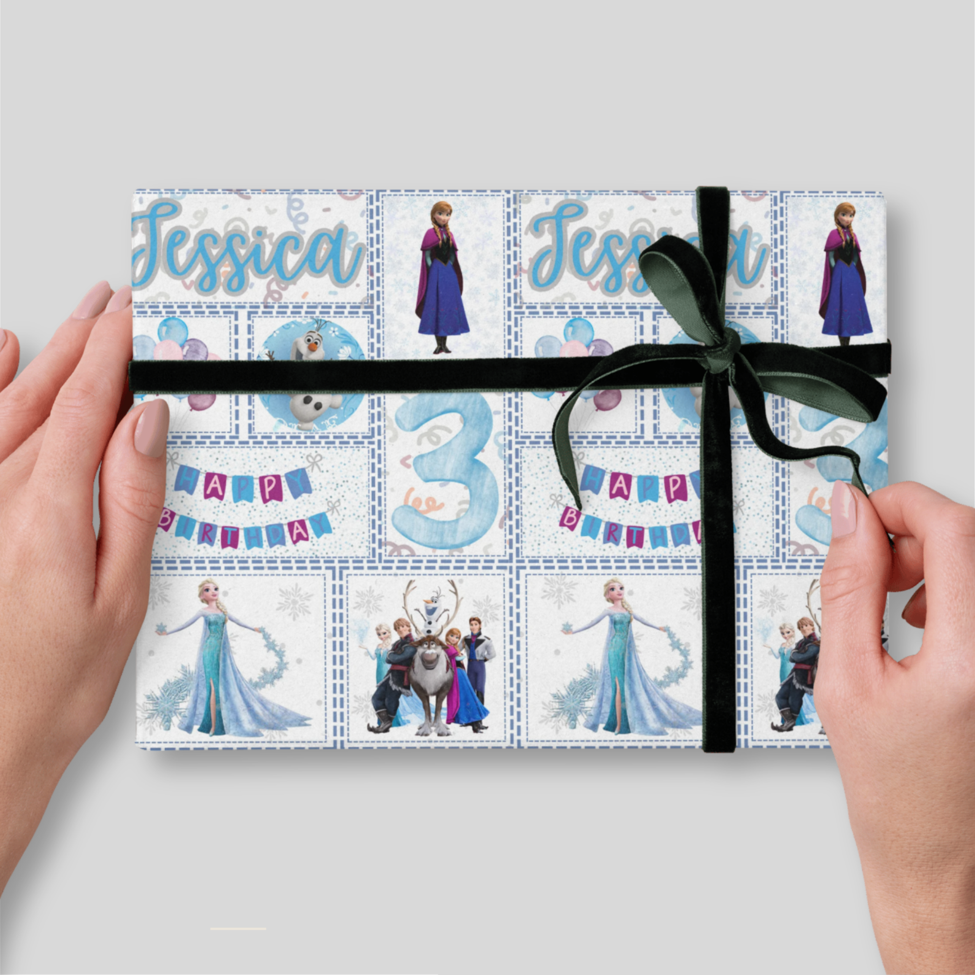 Frozen Birthday Wrapping Paper