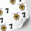 Wolverhampton Wanderers Birthday Wrapping Paper