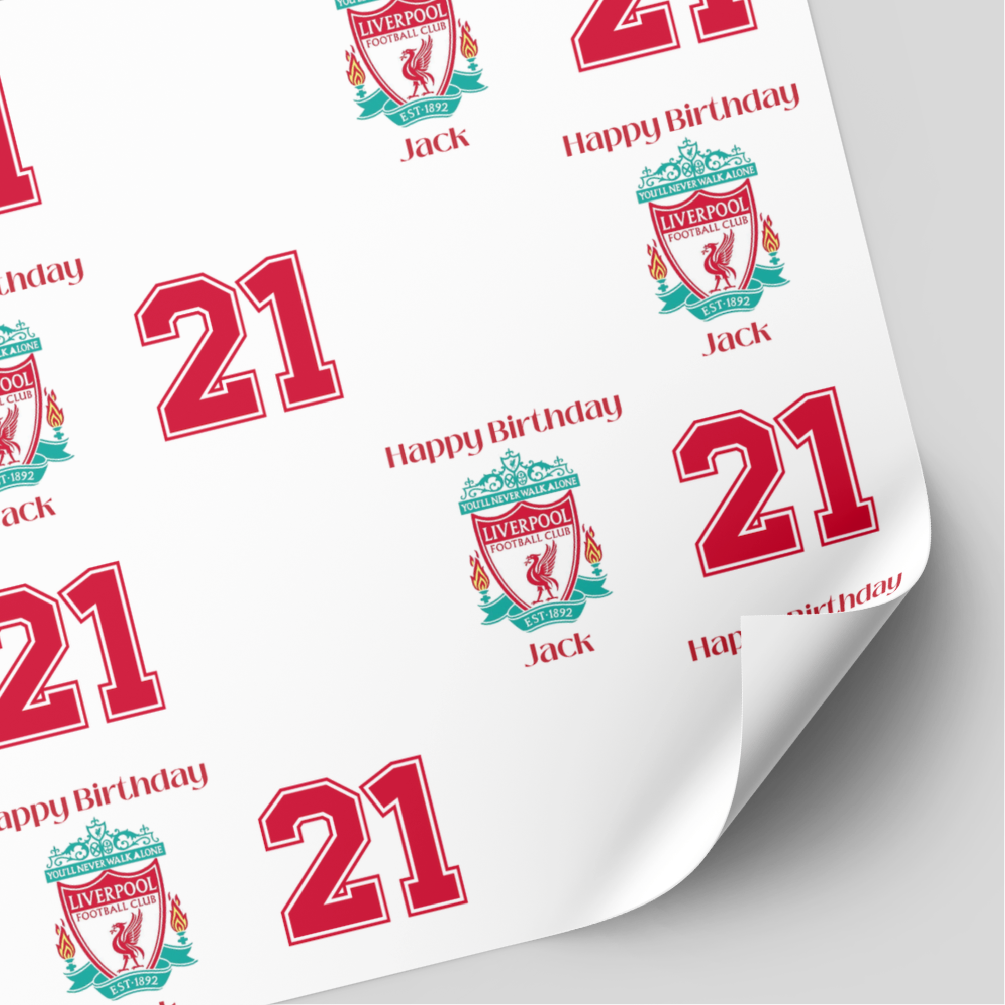 Liverpool Birthday Wrapping Paper