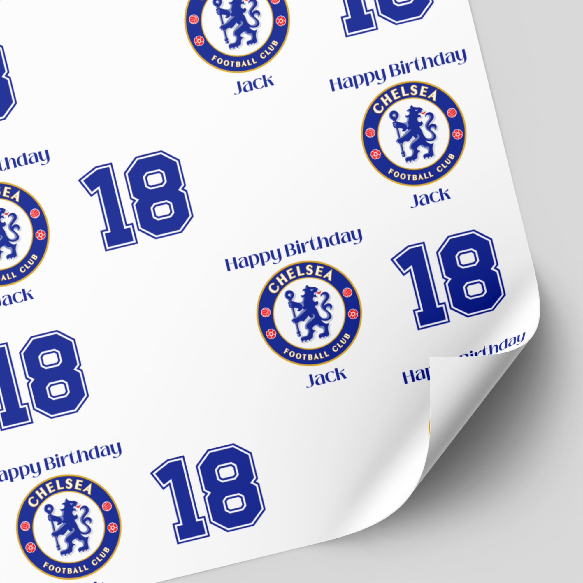 Chelsea Birthday Wrapping Paper