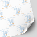 Boys 1st Birthday Wrapping Paper