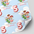 Toy Story Birthday Wrapping Paper | Red