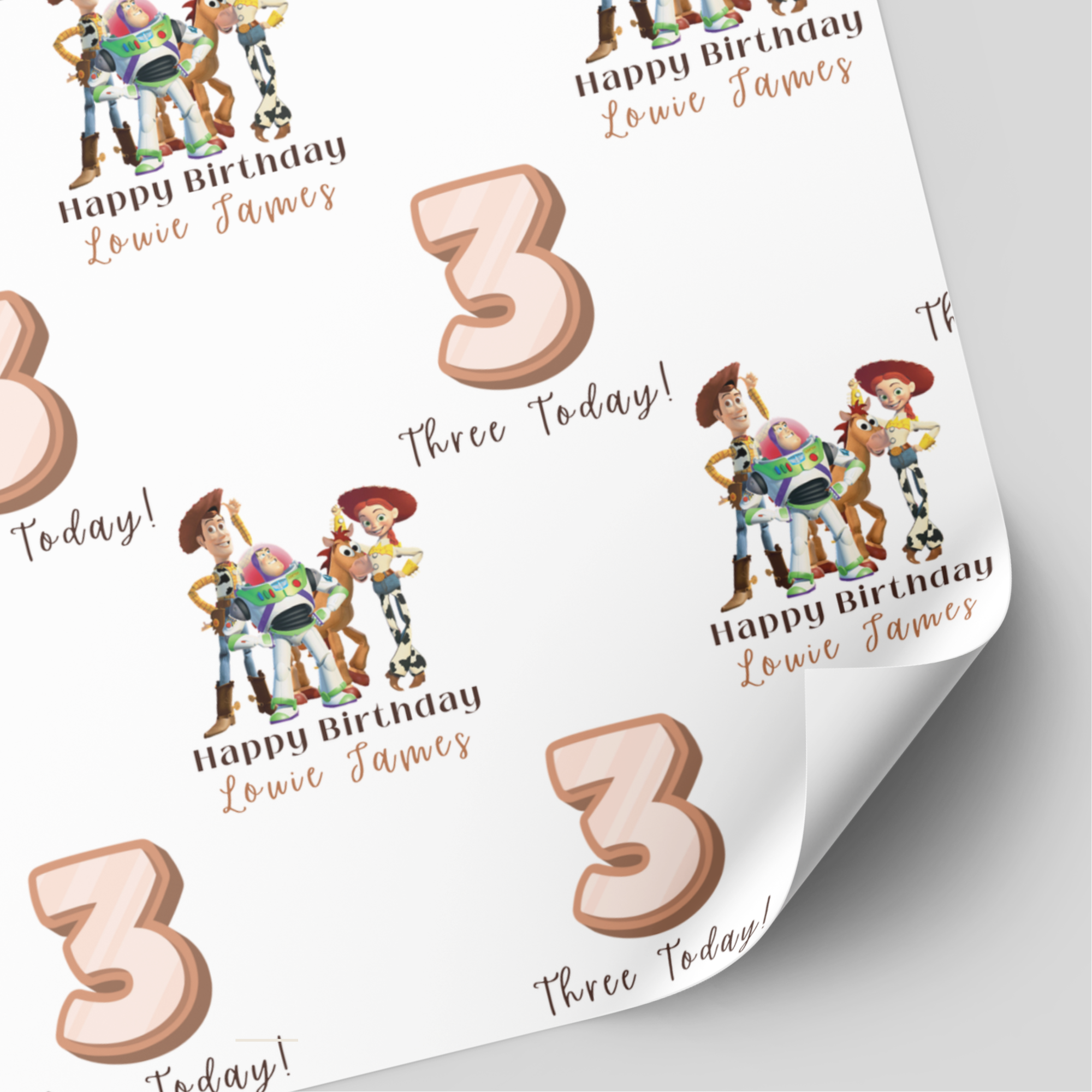 Toy Story Birthday Wrapping Paper