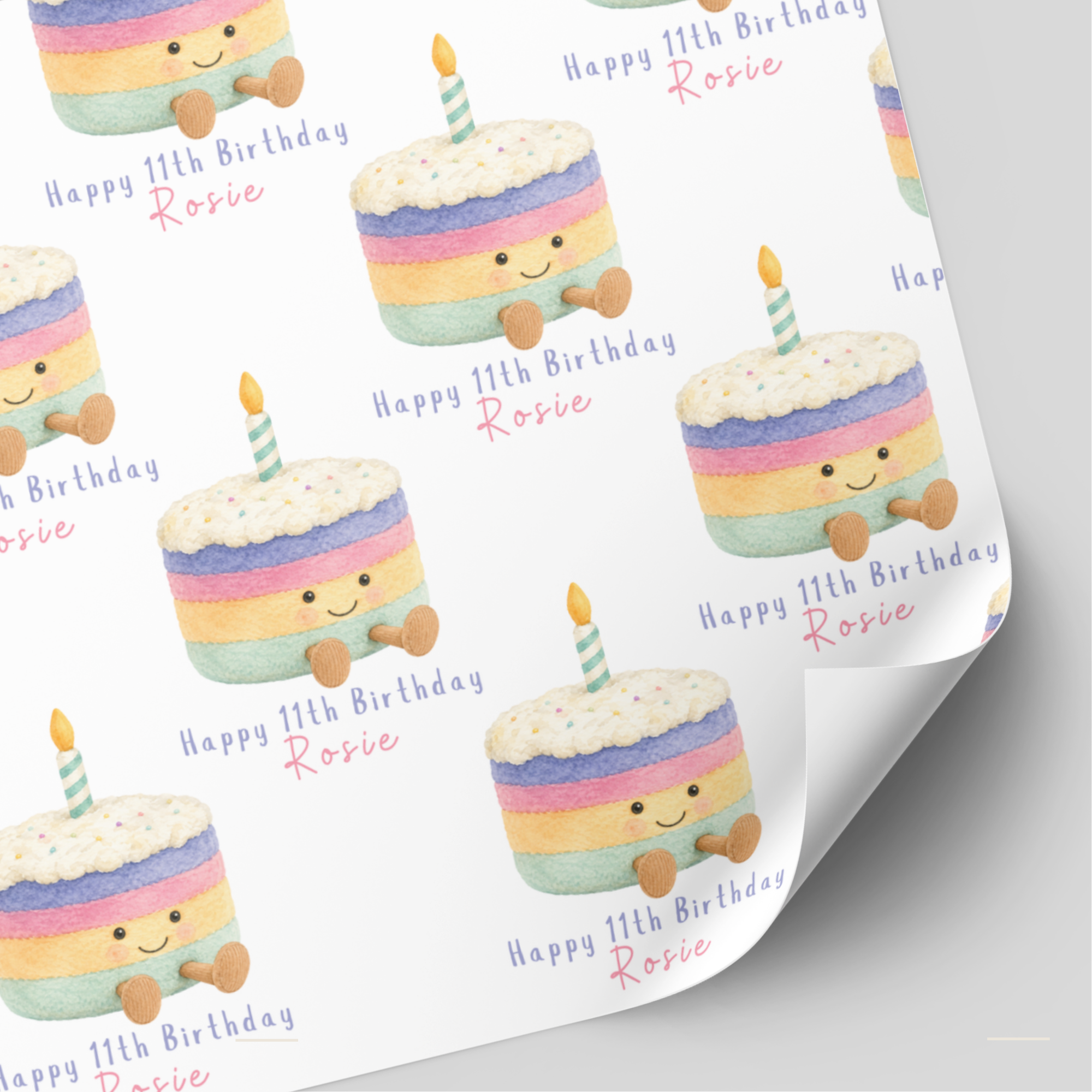 Birthday Cake Wrapping Paper | Design 2