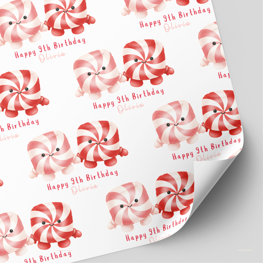 Marshmellow Birthday Wrapping Paper