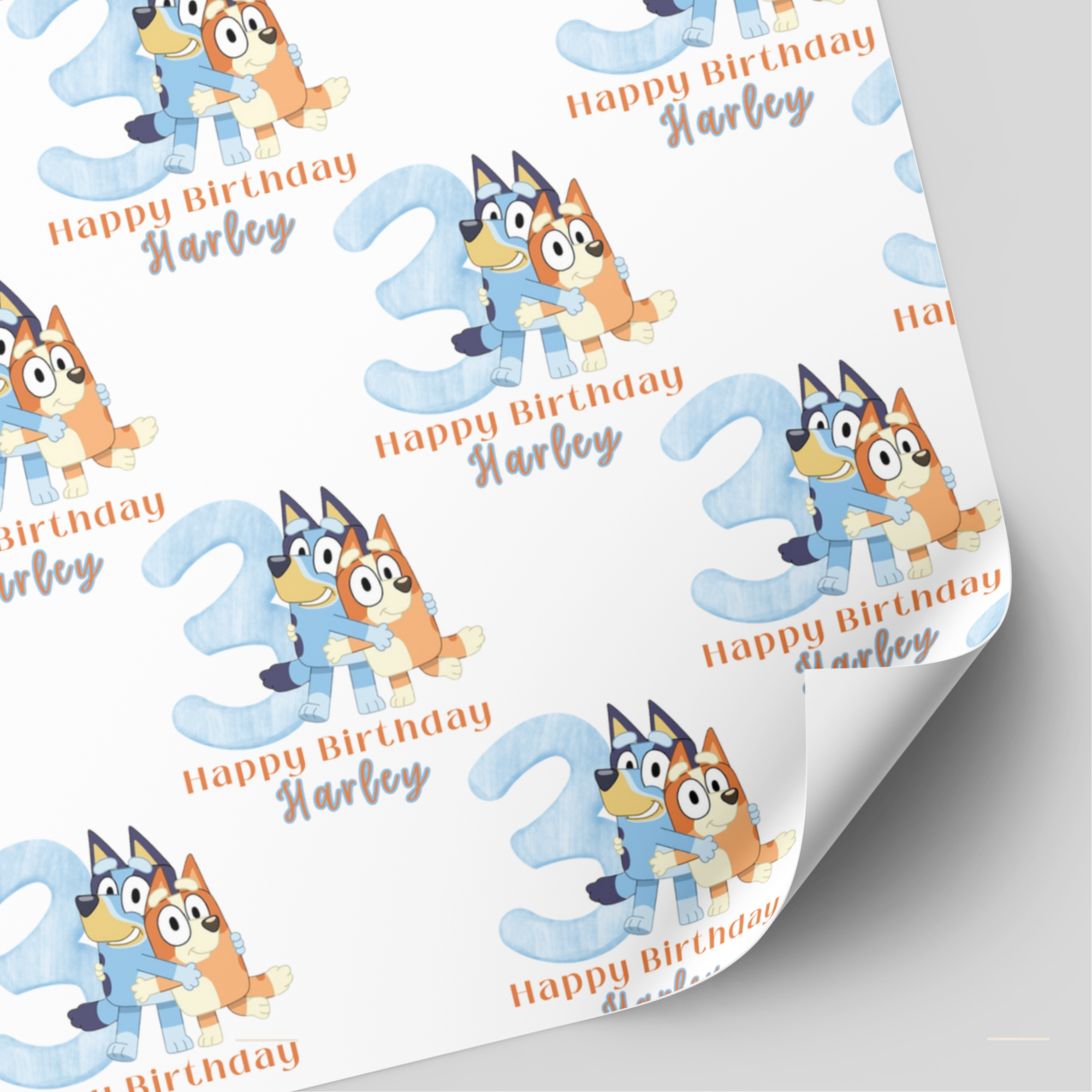 Bluey & Bingo Birthday Wrapping Paper