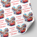 Cars Birthday Wrapping Paper