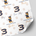Chase Birthday Wrapping Paper | Paw Patrol Paper
