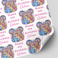 Princess Birthday Wrapping Paper