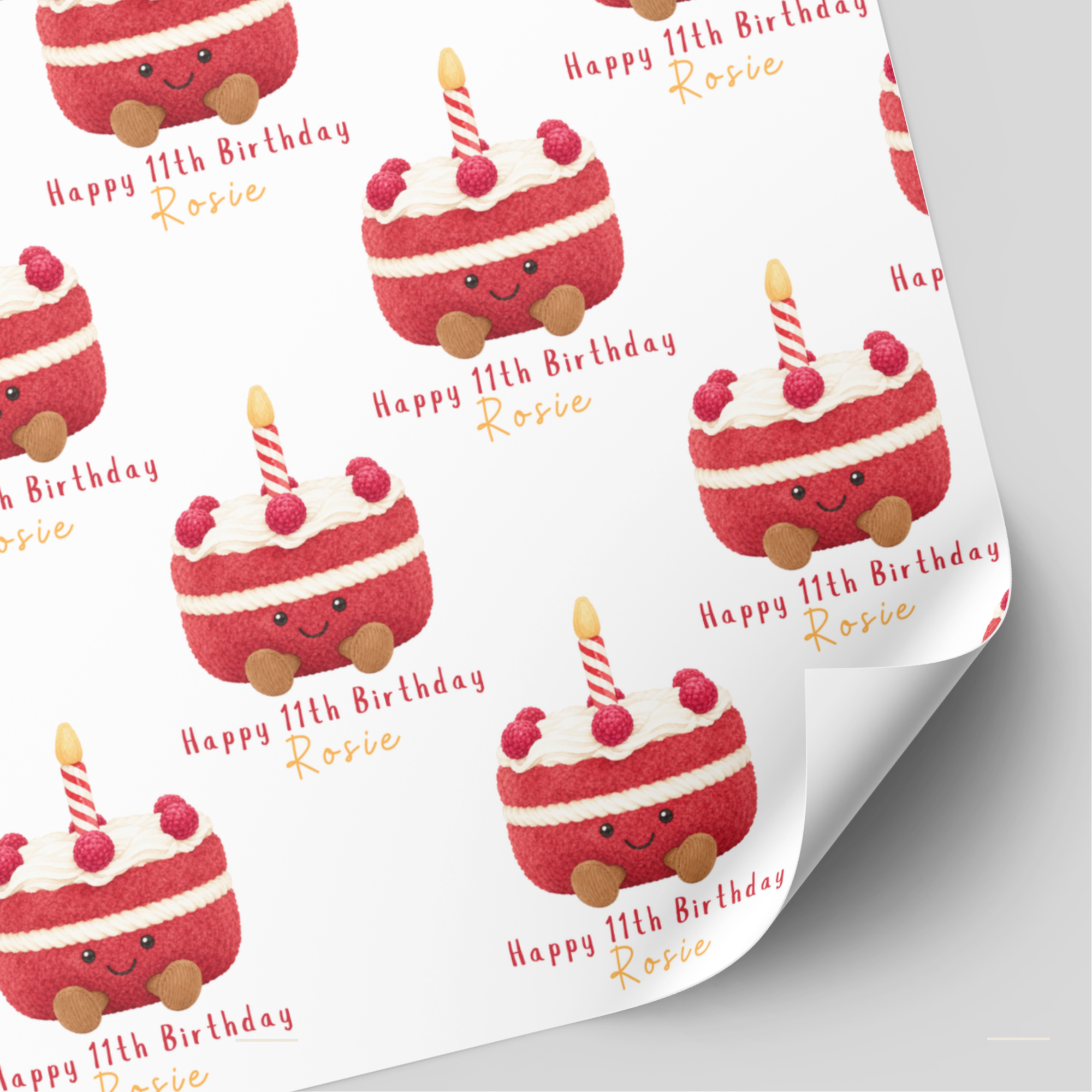 Birthday Cake Wrapping Paper | Design 3