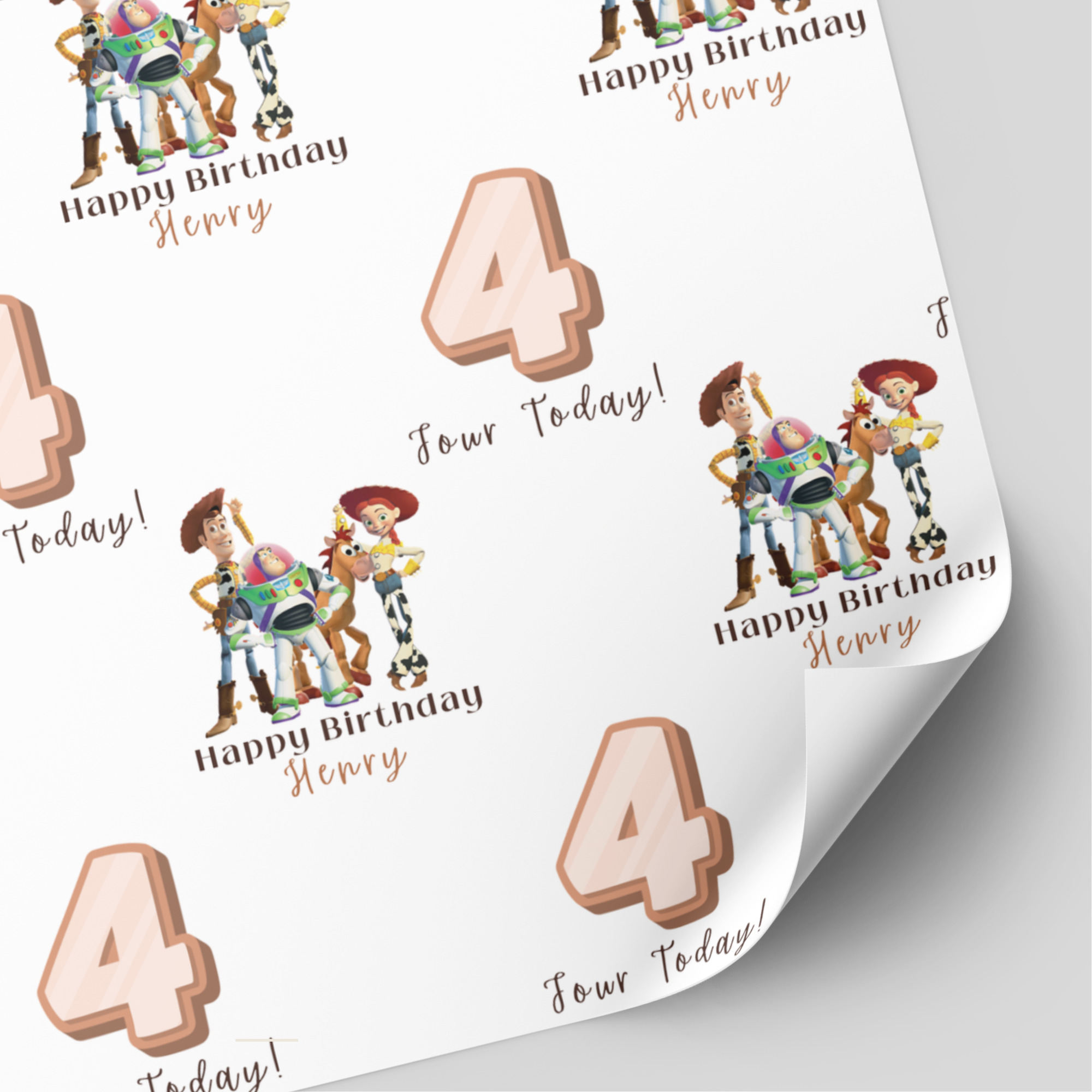 Toy Story Birthday Wrapping Paper