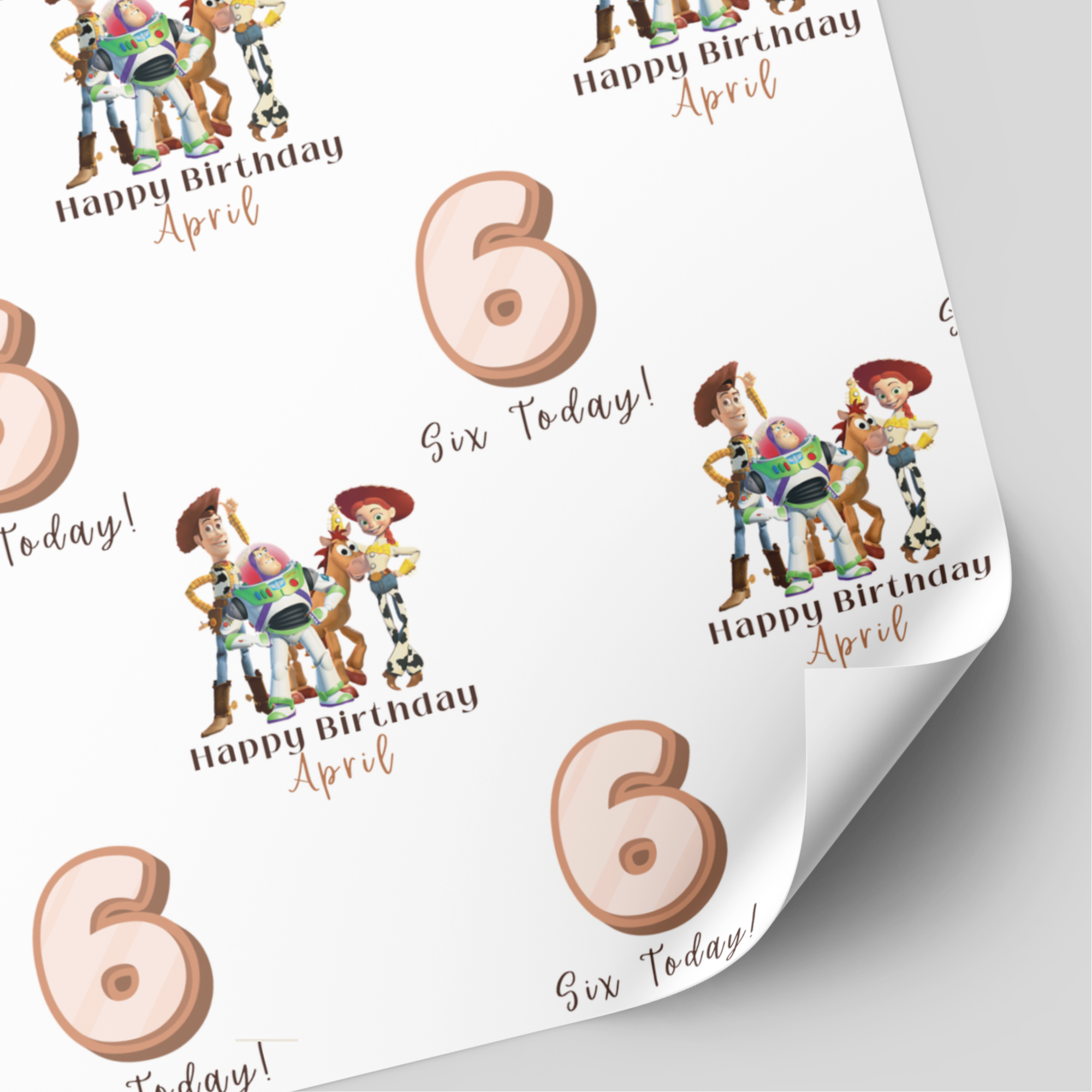 Toy Story Birthday Wrapping Paper