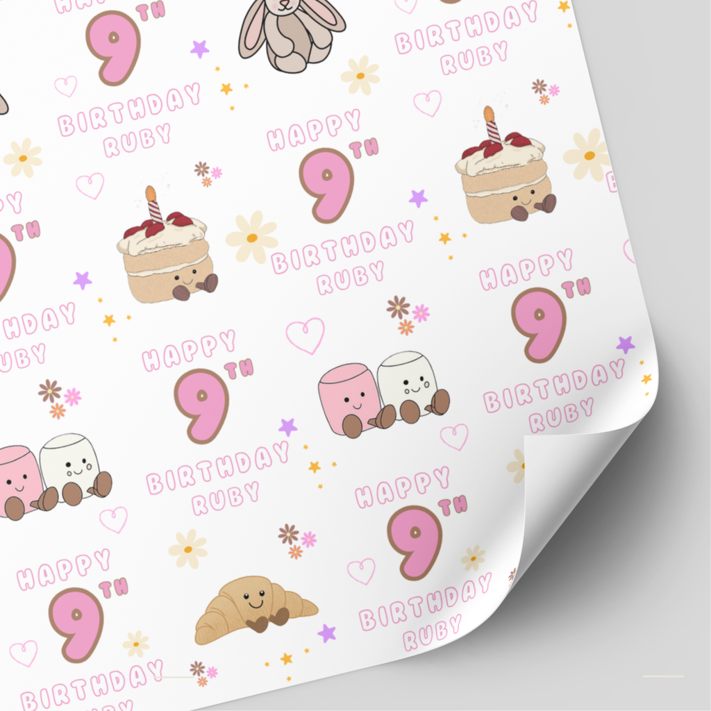 Jellycat Birthday Wrapping Paper