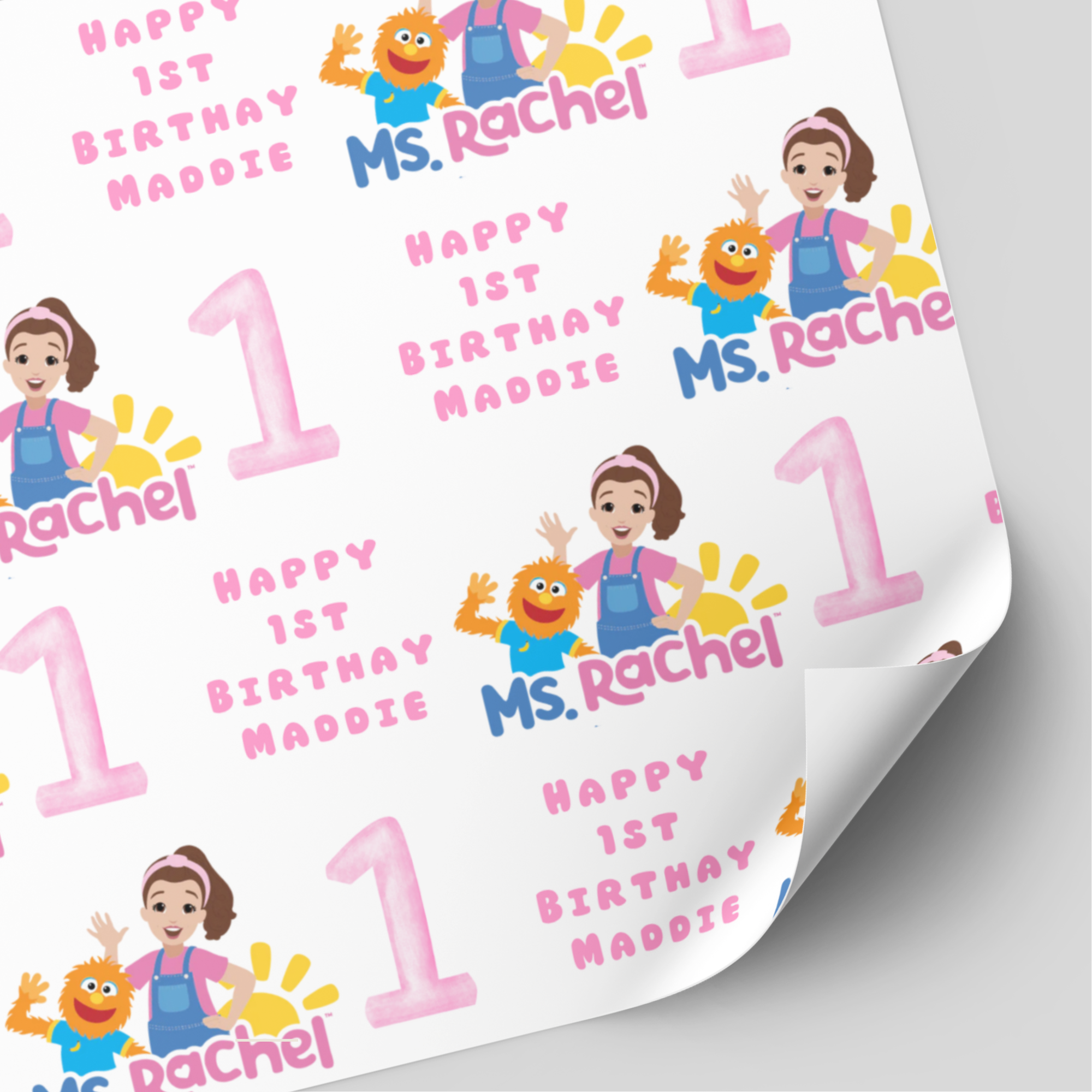 Ms Rachel Birthday Wrapping Paper