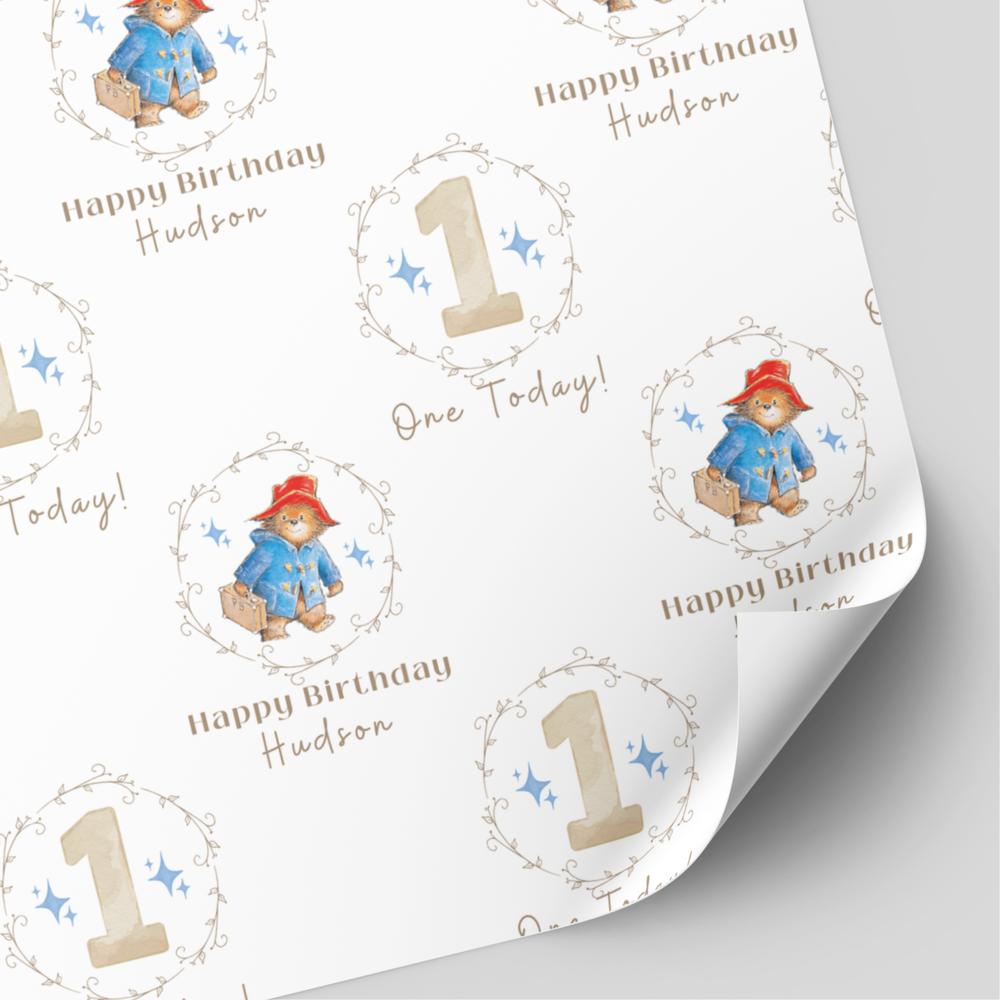 Paddington Bear Birthday Wrapping Paper