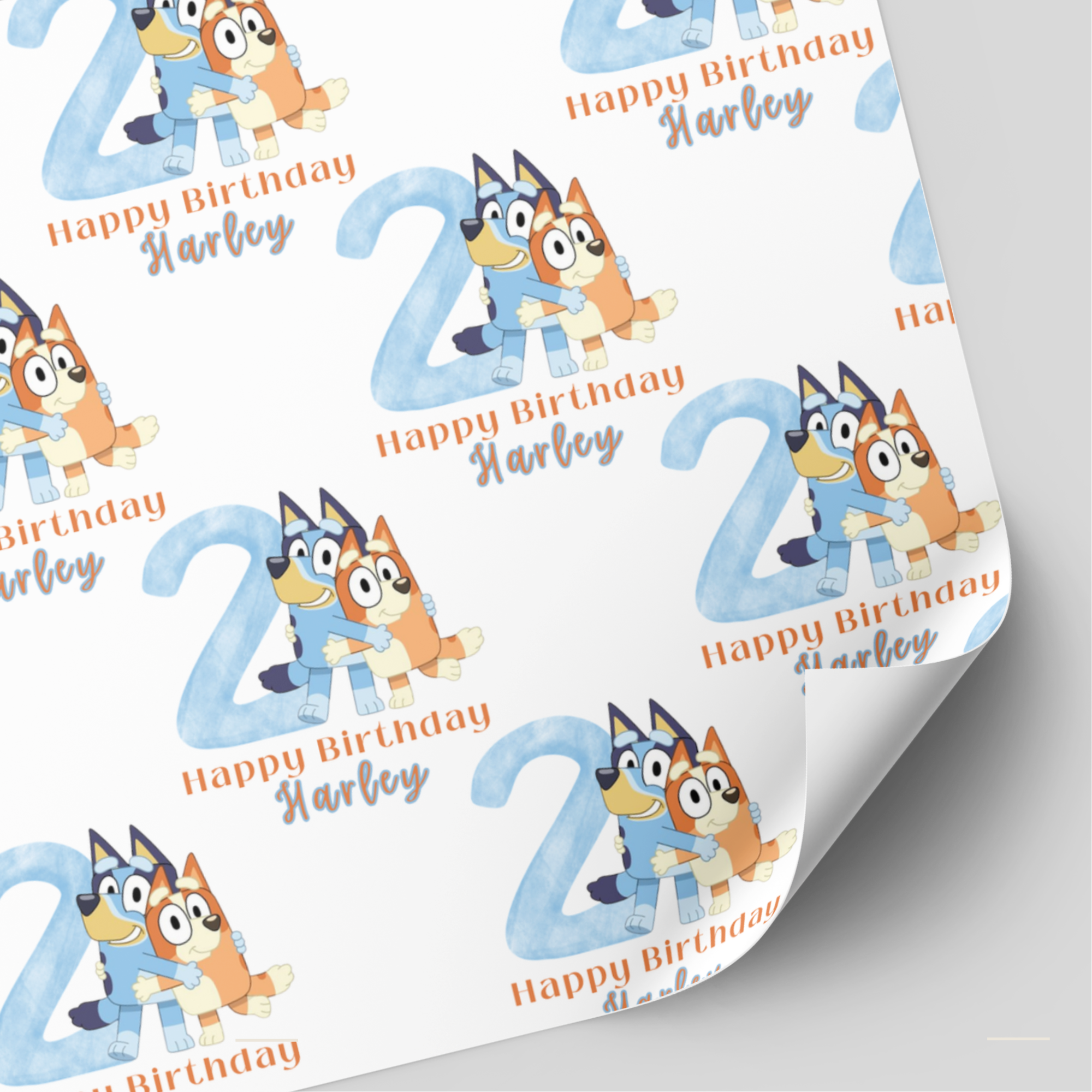 Bluey & Bingo Birthday Wrapping Paper