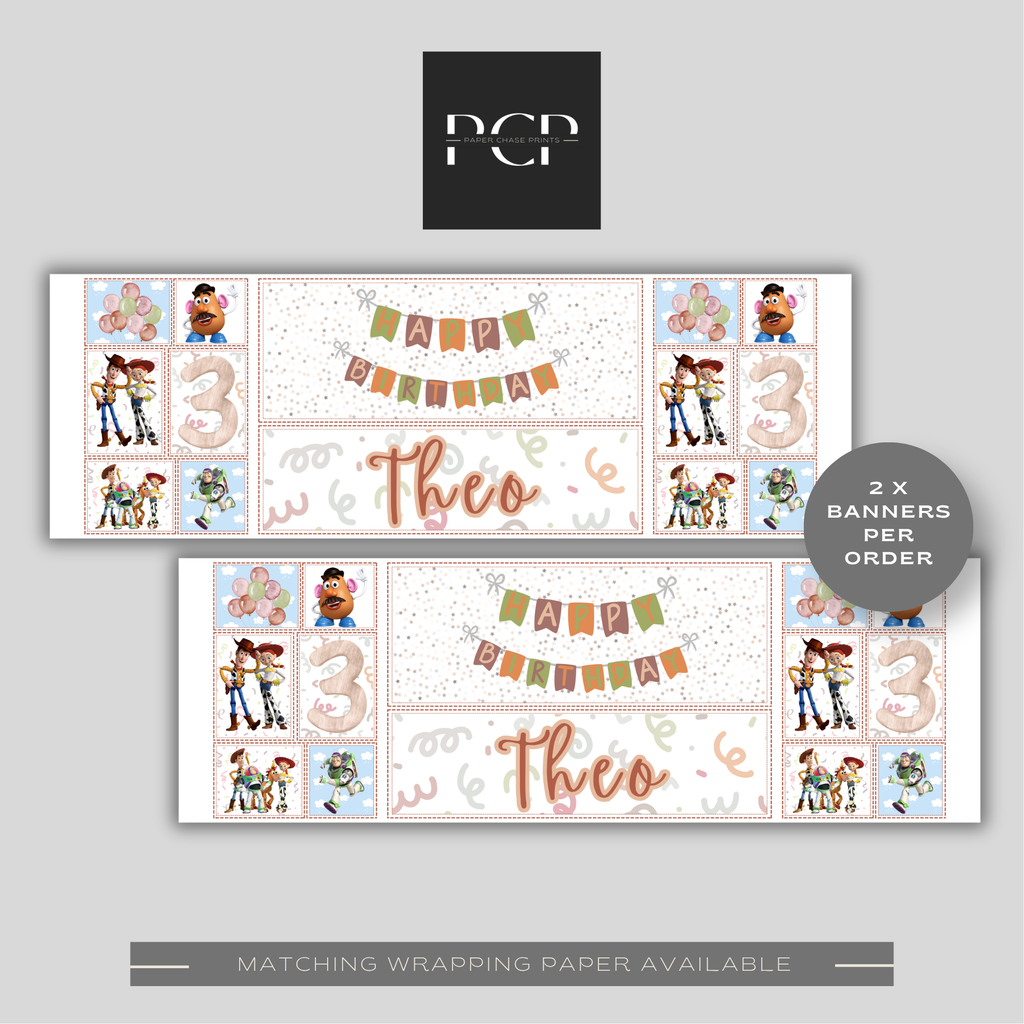 Toy Story Birthday Banner