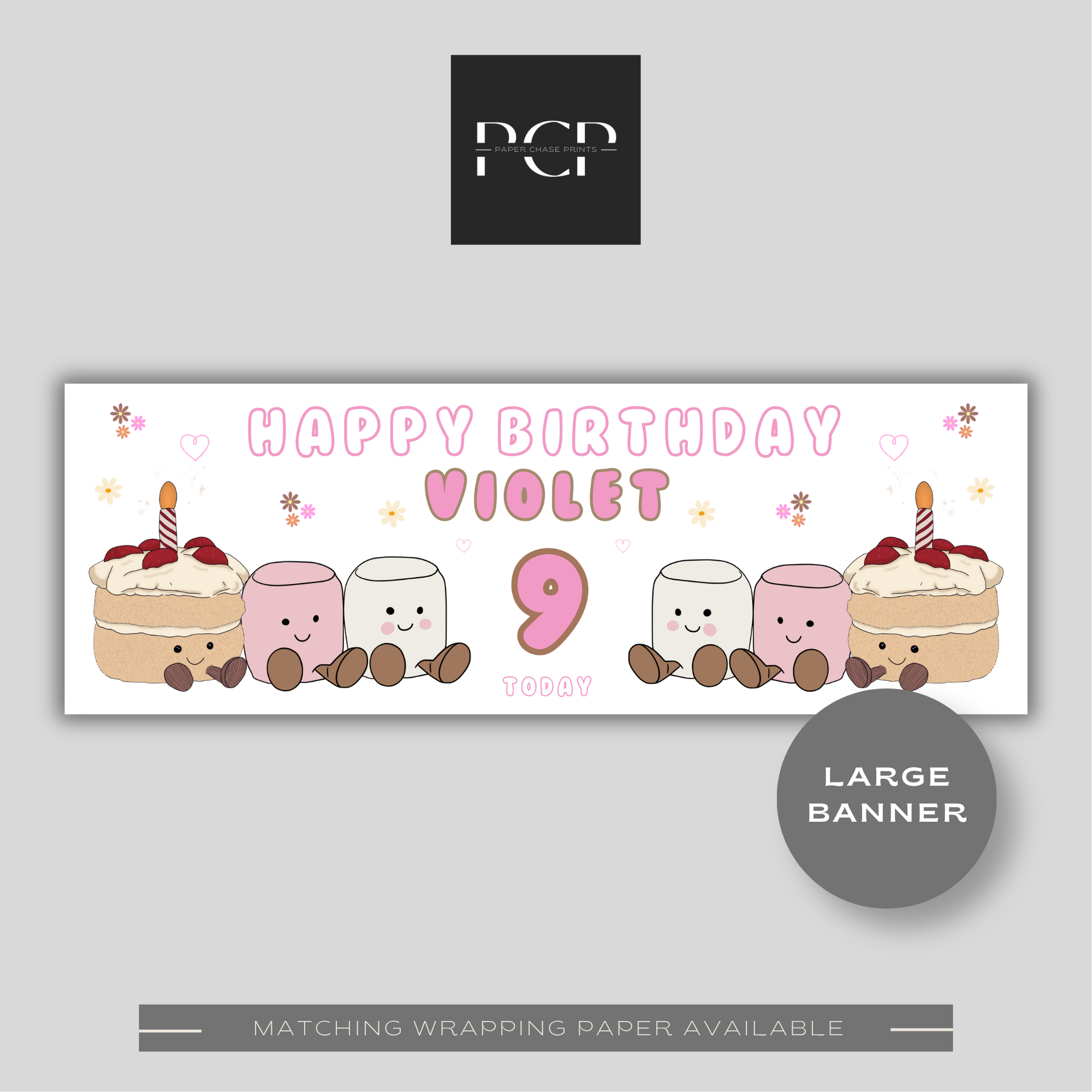 Jellycat Birthday Banner