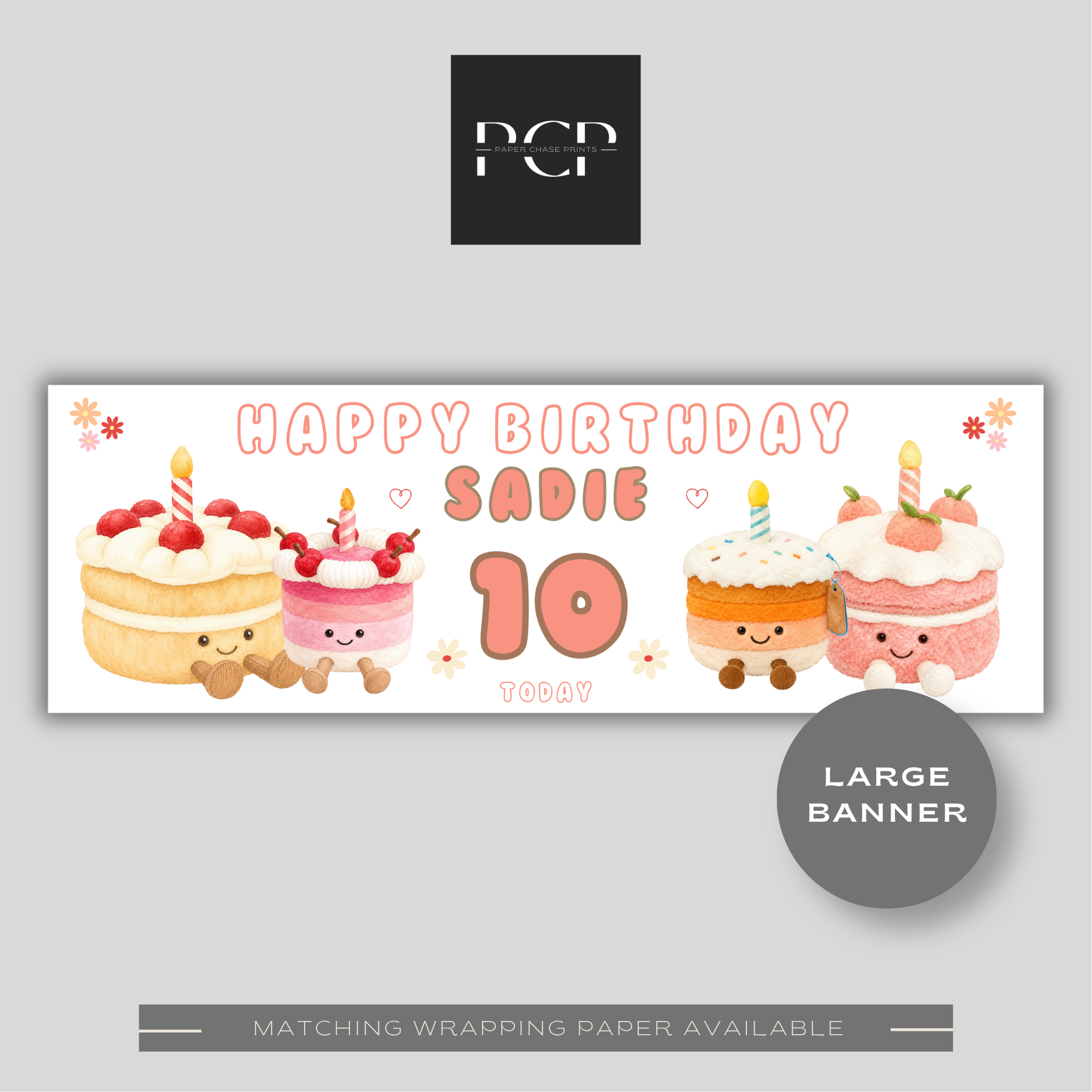 Birthday Cake Banner