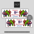 Marvel Birthday Banner