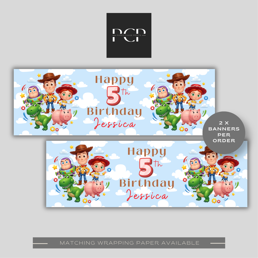 Toy Story Birthday Banner | Red