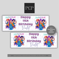 KPOP Demon Hunters Birthday Banner