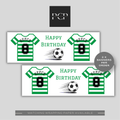 Celtic Football Shirt Birthday Banner
