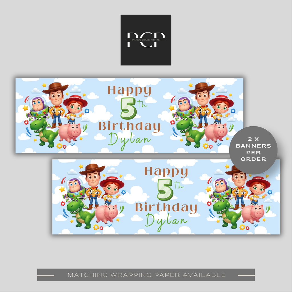 Toy Story Birthday Banner | Green