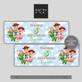Toy Story Birthday Banner | Green