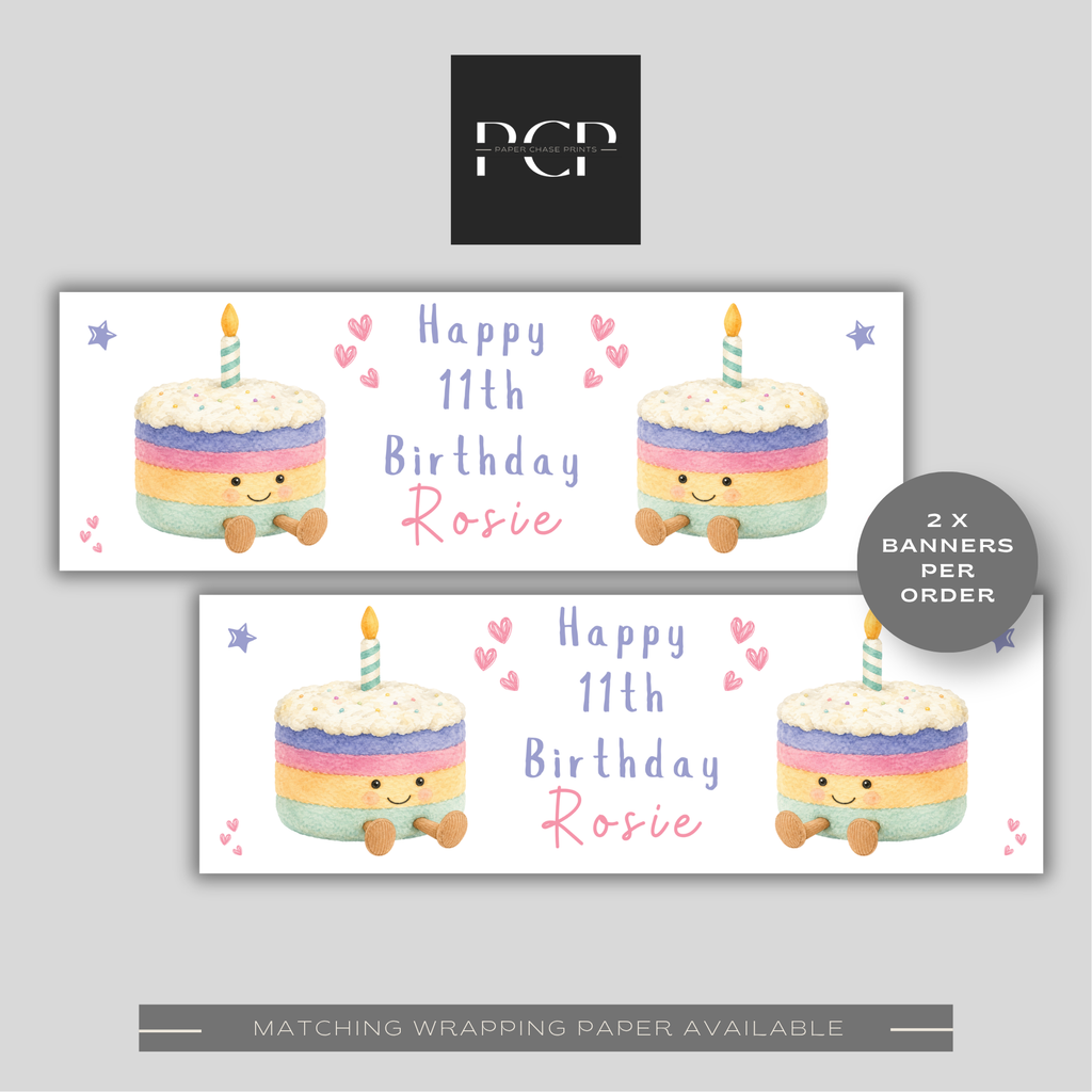 Birthday Cake Banner | Design 2
