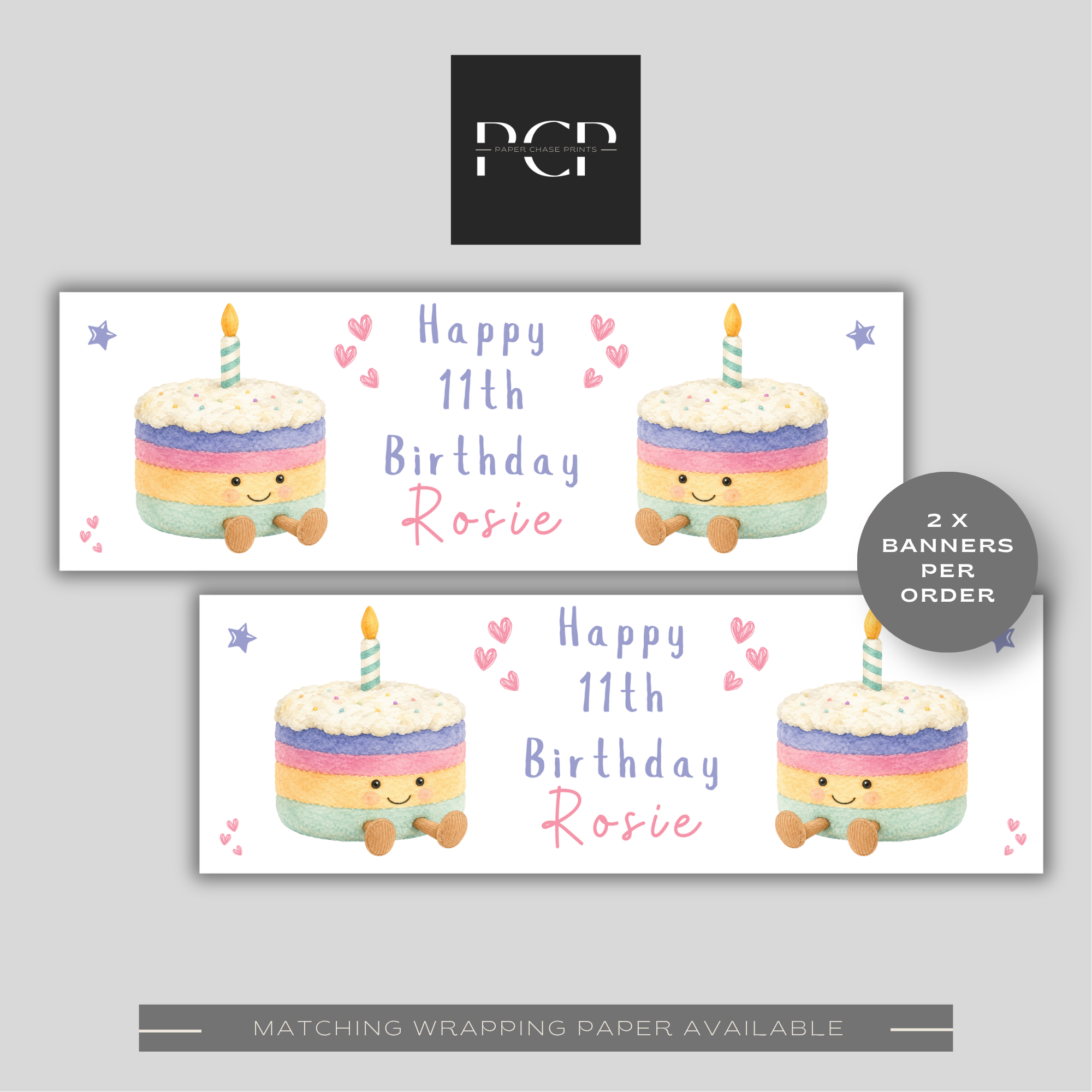 Birthday Cake Banner | Design 2