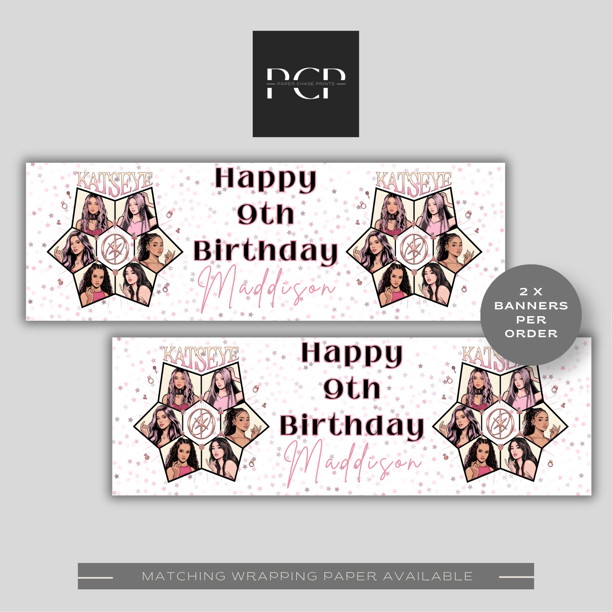 Katseye Birthday Banner