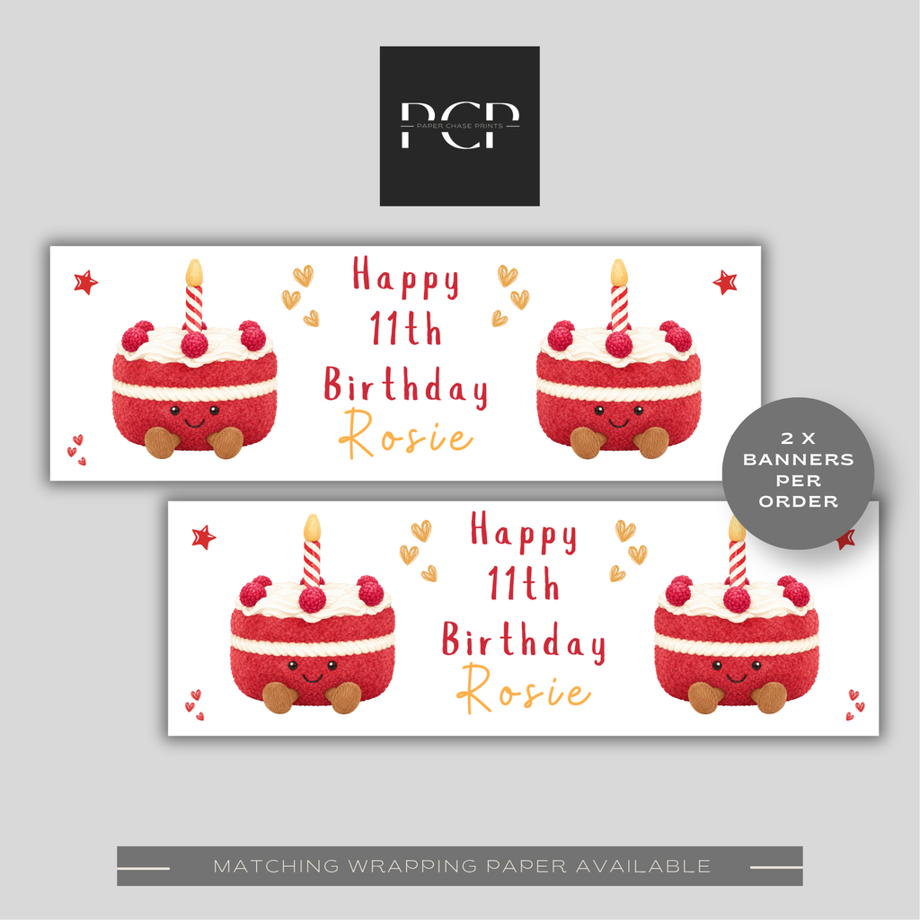 Birthday Cake Banner | Design 3