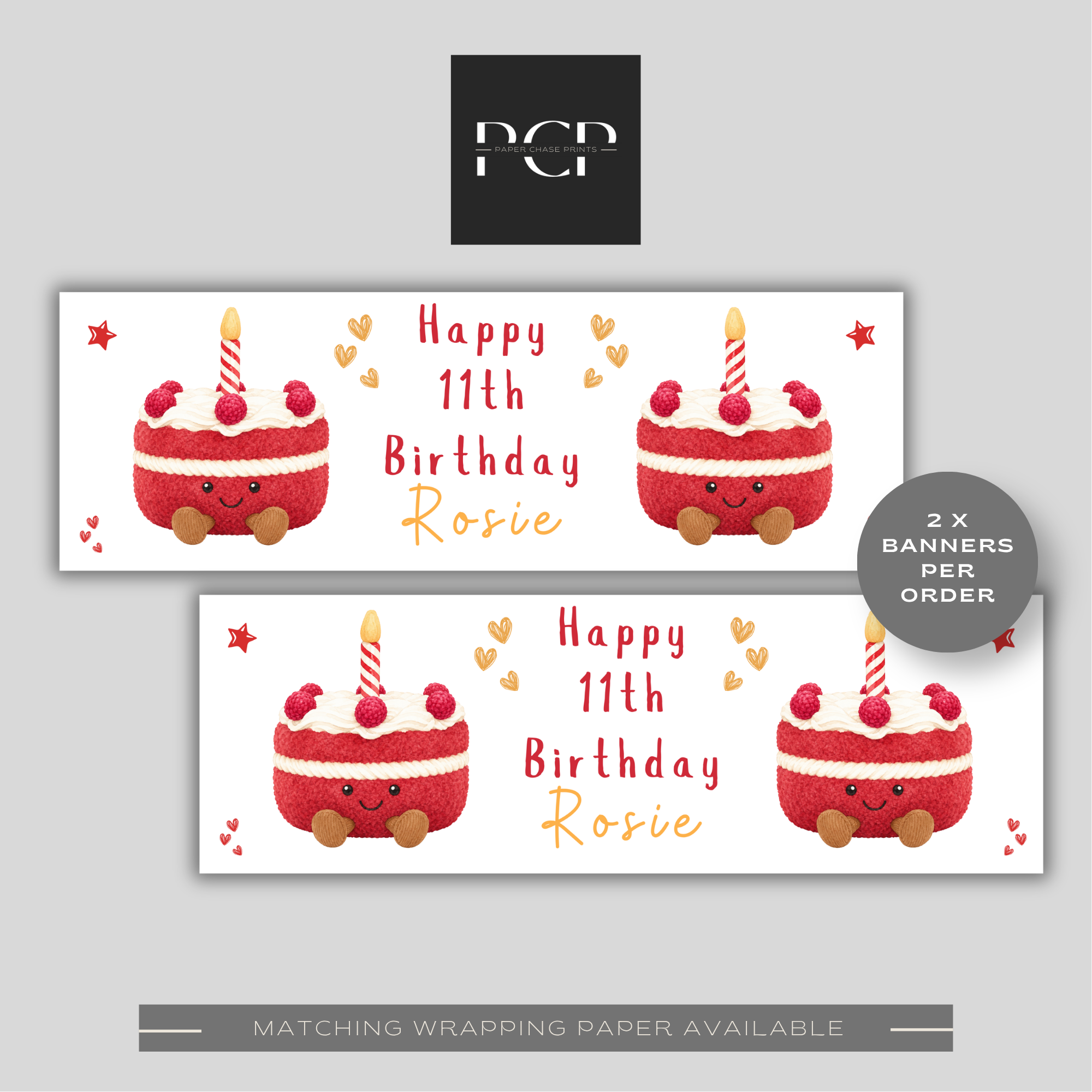 Birthday Cake Banner | Design 3