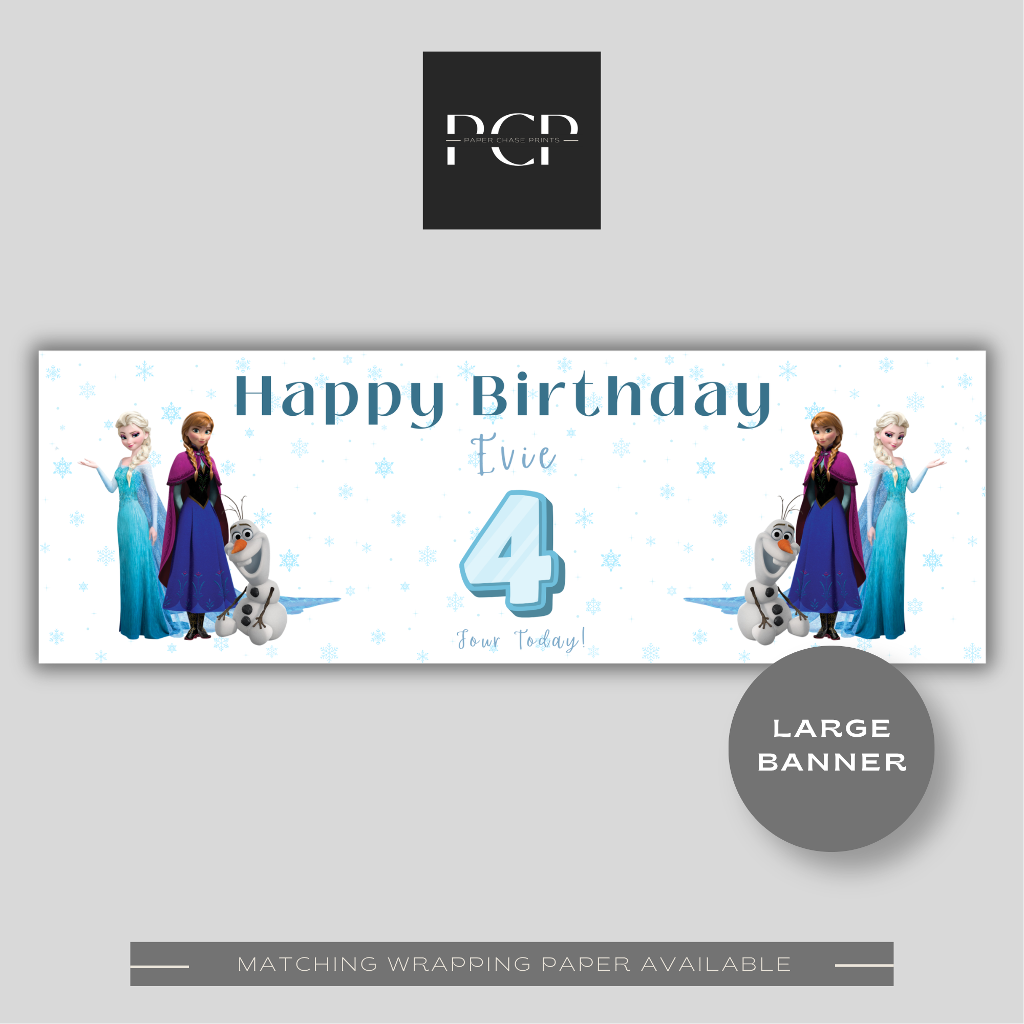 Frozen Birthday Banner