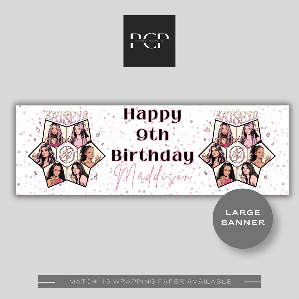 Katseye Birthday Banner