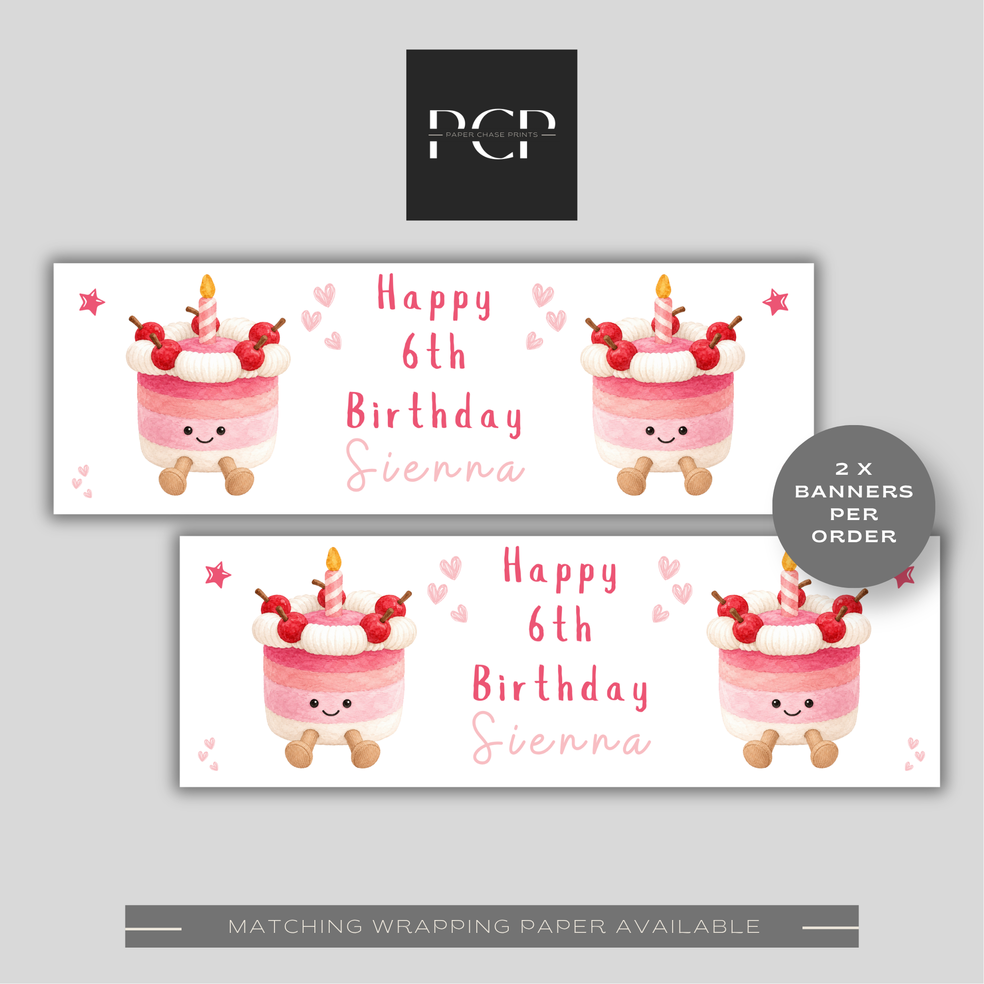 Birthday Cake Banner | Design 4