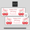Cherry Birthday Banner