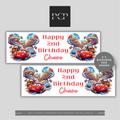 Cars Birthday Banner