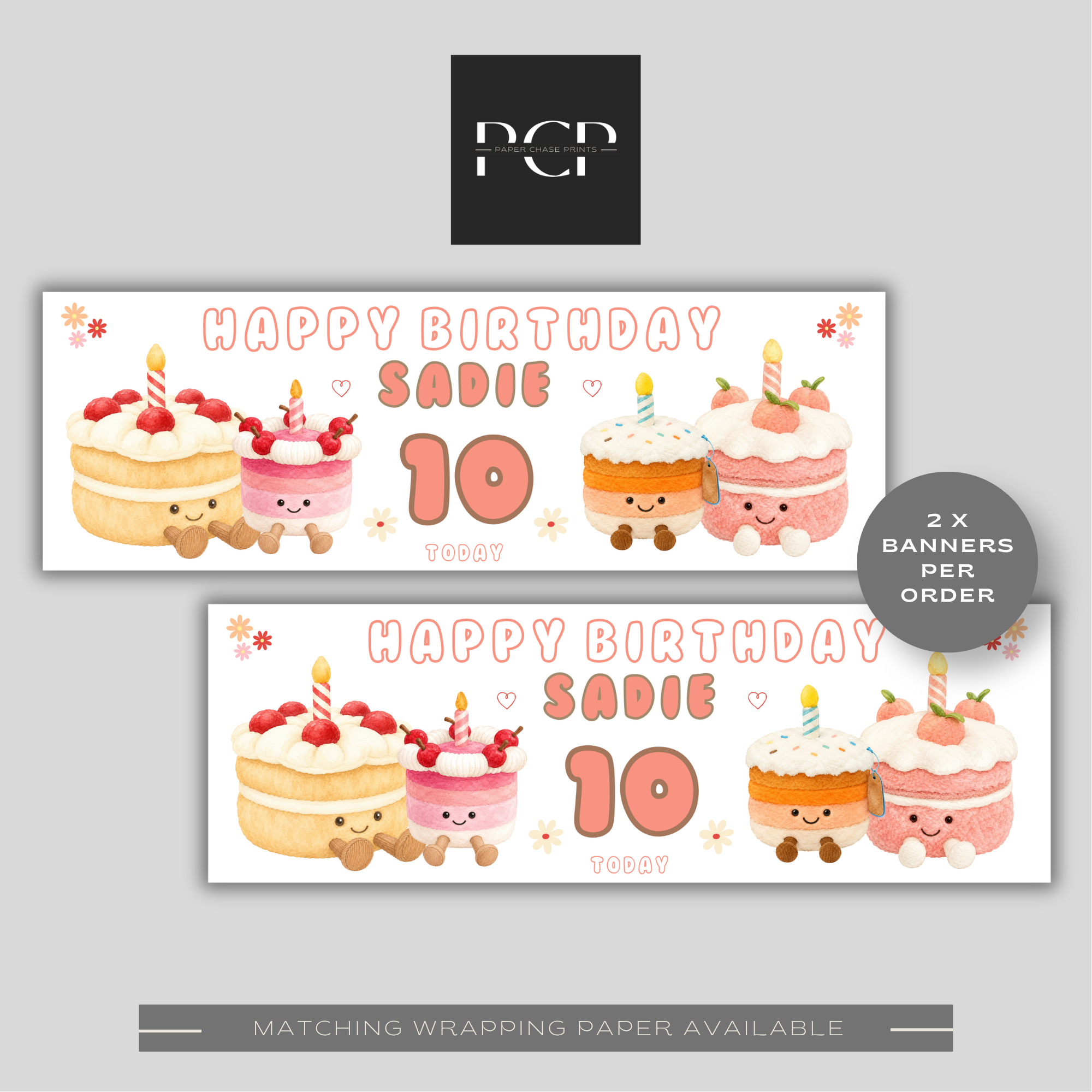 Birthday Cake Banner