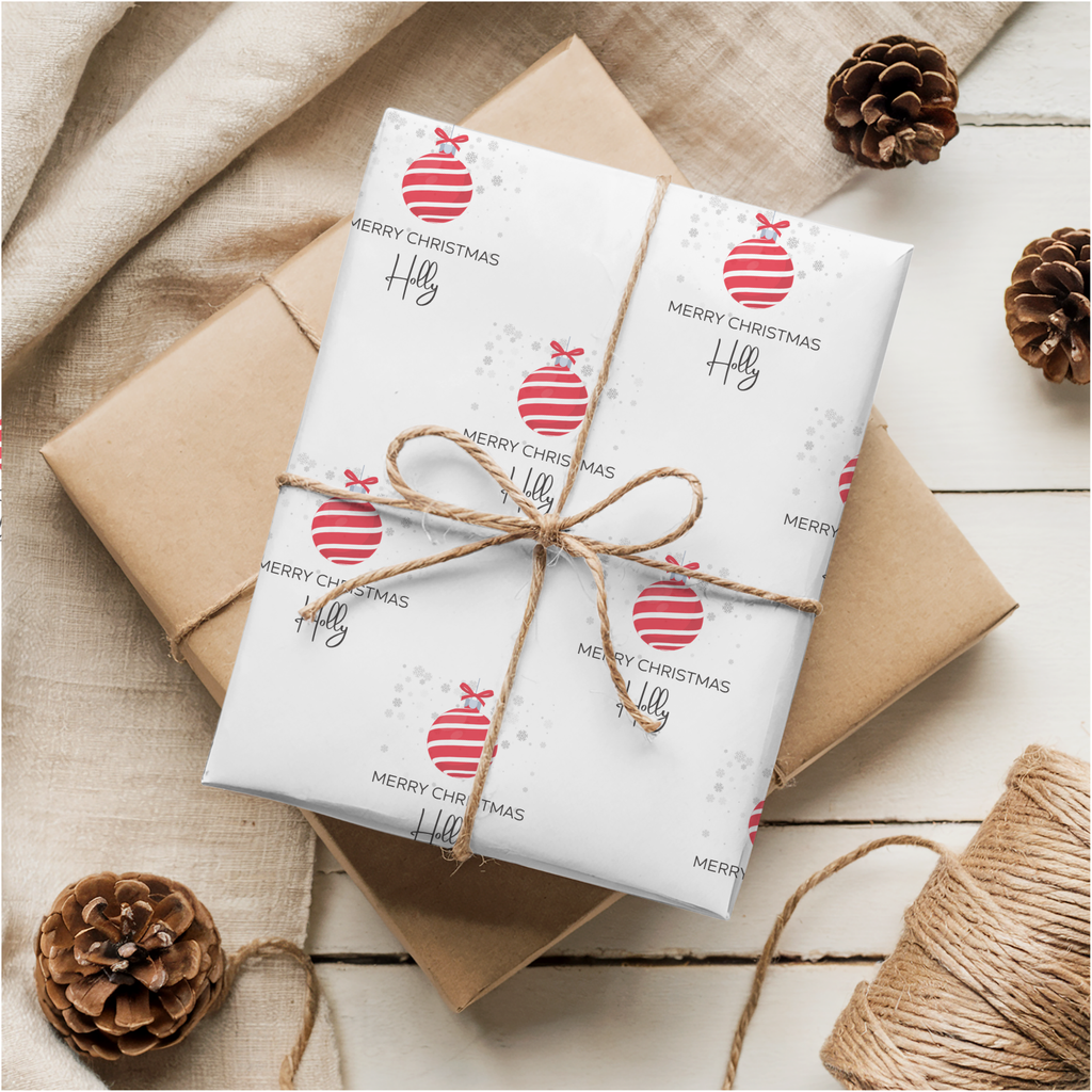 Bauble Christmas Wrapping Paper