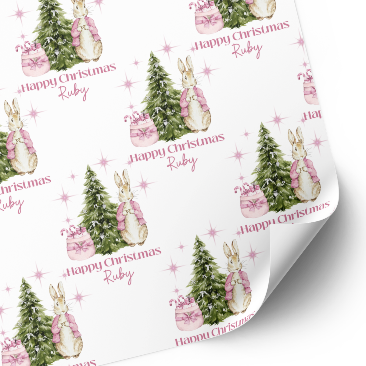 Flopsy Rabbit Christmas Wrapping Paper