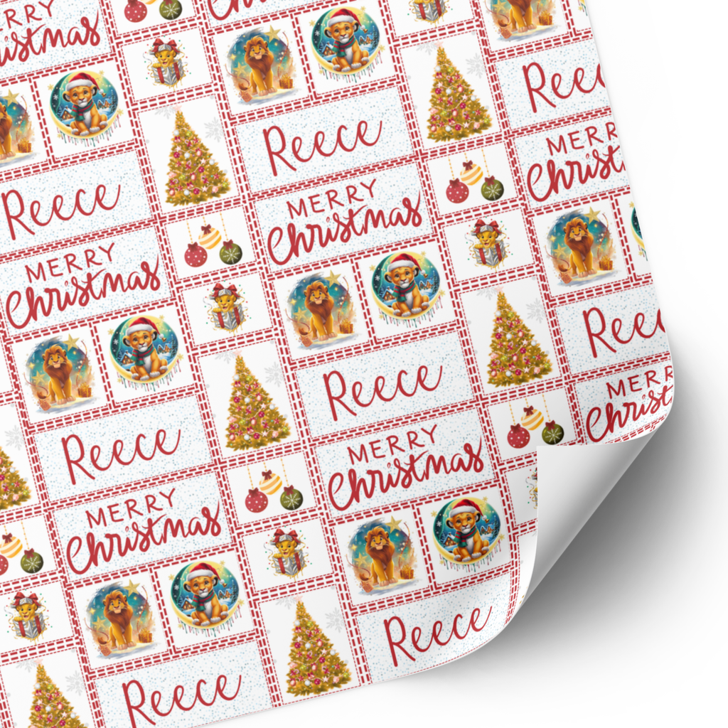 Lion King Christmas Wrapping Paper
