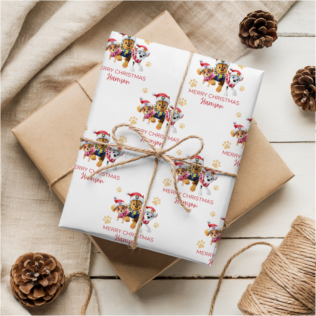 Paw Patrol Christmas Wrapping Paper