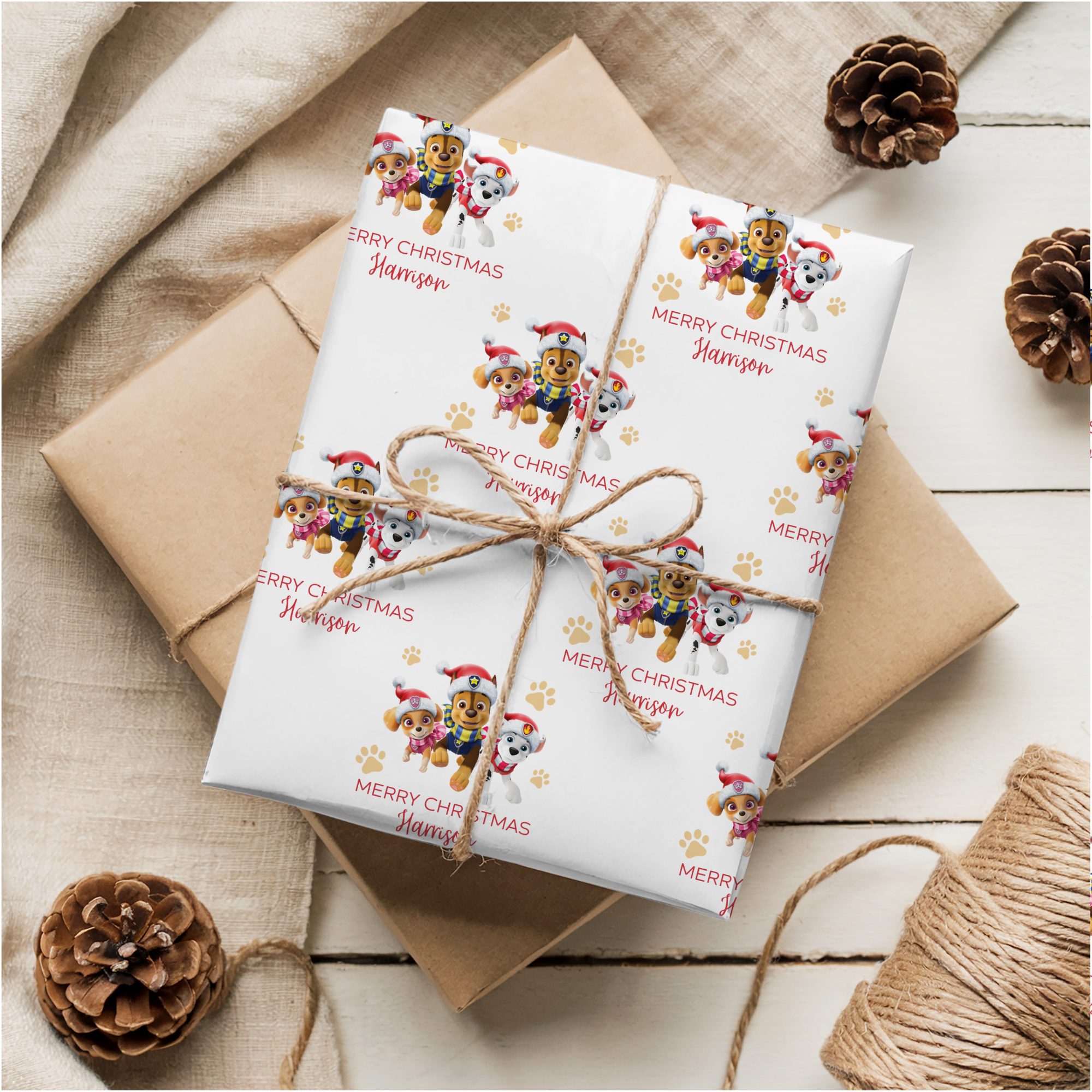 Paw Patrol Christmas Wrapping Paper