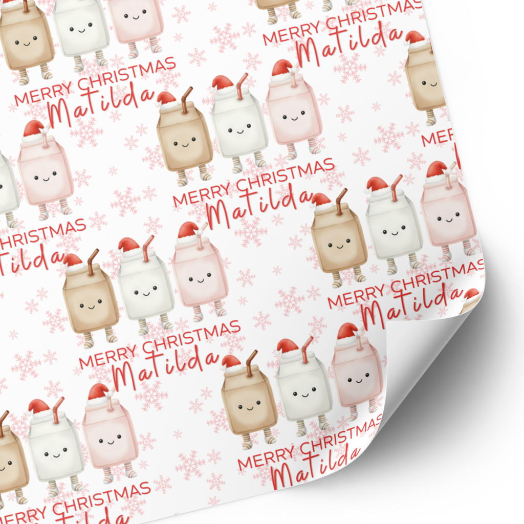Plushie Christmas Wrapping Paper | Drink Gift Wrap