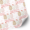Plushie Christmas Wrapping Paper | Drink Gift Wrap